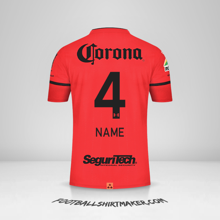 Shirt Toluca FC 2021/2022 -  name - 4