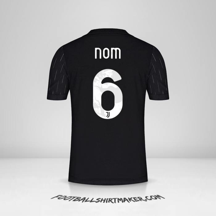 Maillot Juventus FC Cup 2021/2022 Extérieur -  nom - 6