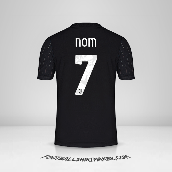 Maillot Juventus FC Cup 2021/2022 Extérieur -  nom - 7