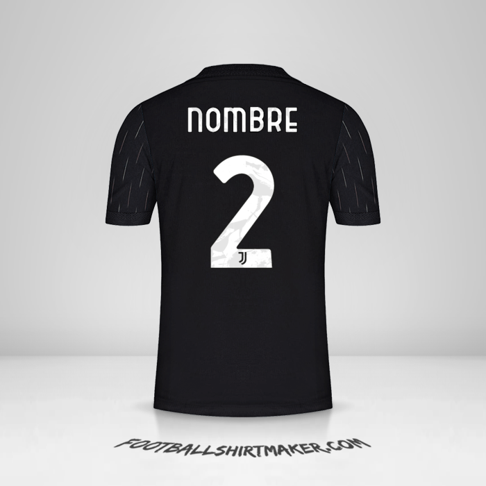 Camiseta Juventus FC Cup 2021/2022 Visita -  nombre - 2