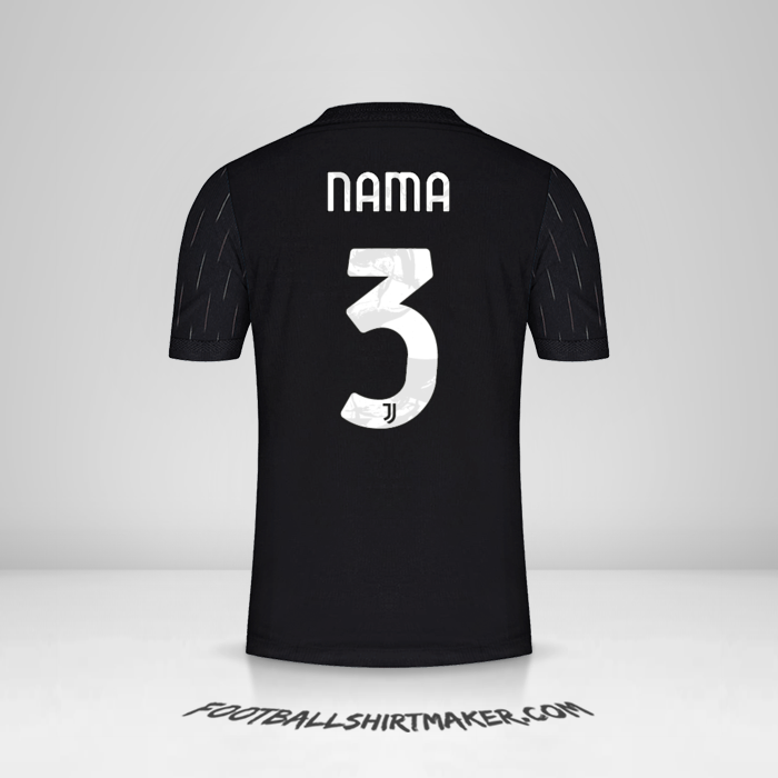 Jersey Juventus FC Cup 2021/2022 Alternatif -  nama - 3