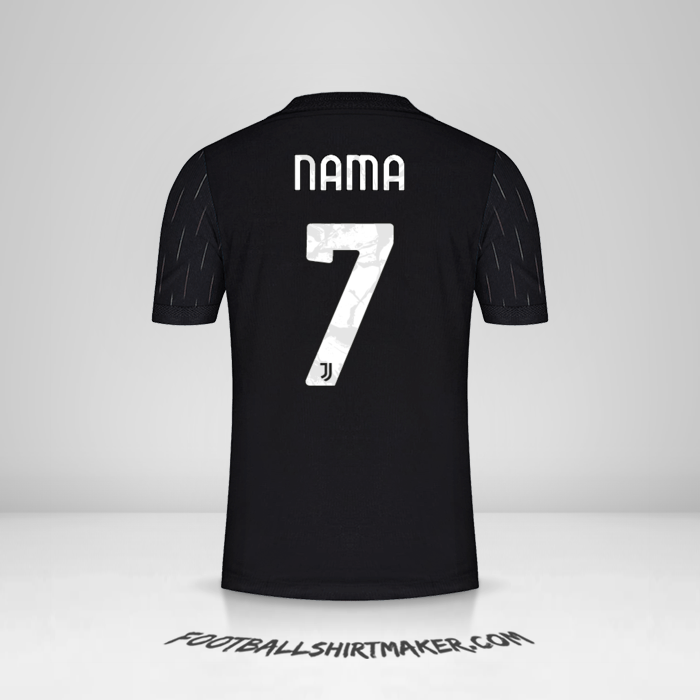 Jersey Juventus FC Cup 2021/2022 Alternatif -  nama - 7