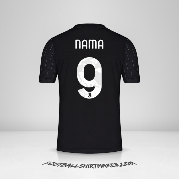 Jersey Juventus FC Cup 2021/2022 Alternatif -  nama - 9