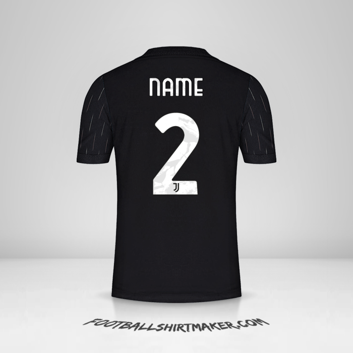 Trikot Juventus FC Cup 2021/2022 Auswärts -  name - 2