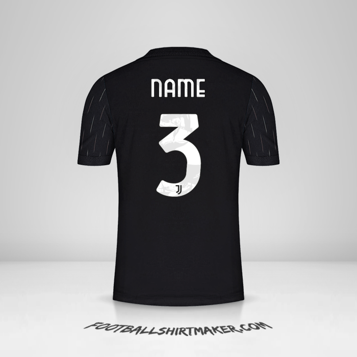 Trikot Juventus FC Cup 2021/2022 Auswärts -  name - 3