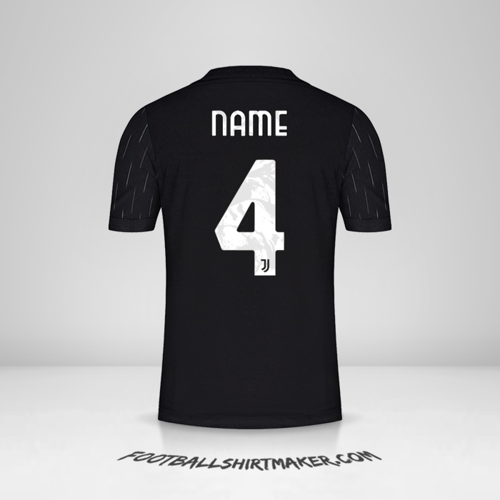 Shirt Juventus FC Cup 2021/2022 Away -  name - 4