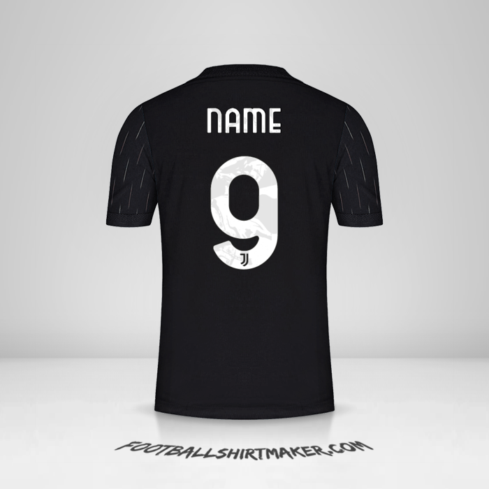 Shirt Juventus FC Cup 2021/2022 Away -  name - 9