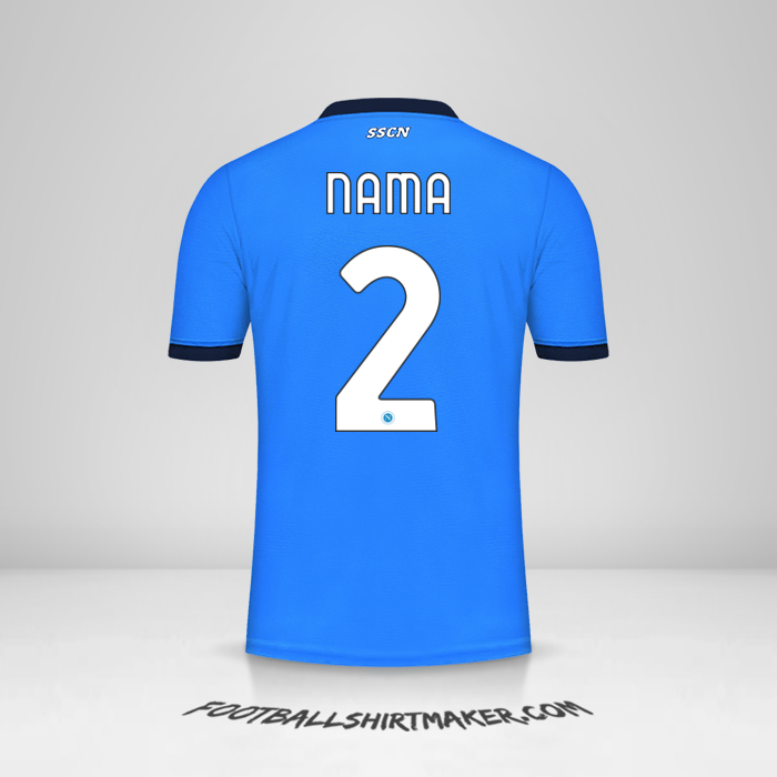 Jersey SSC Napoli 2021/2022 -  nama - 2