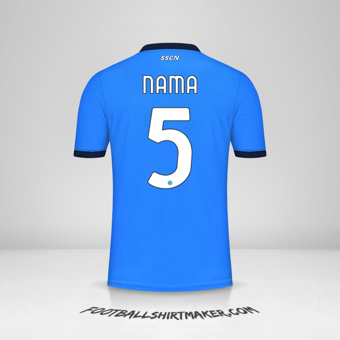Jersey SSC Napoli 2021/2022 -  nama - 5