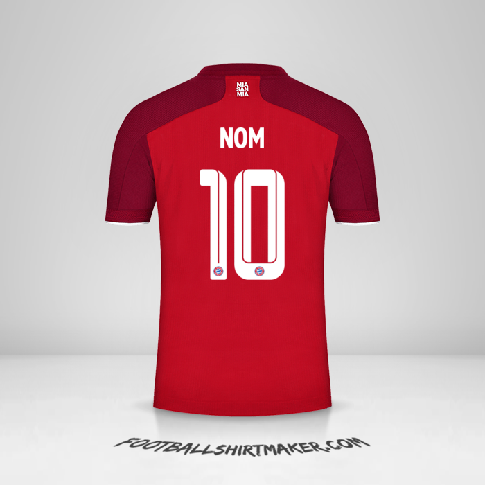 Maillot FC Bayern Munchen Cup 2021/2022 -  nom - 10
