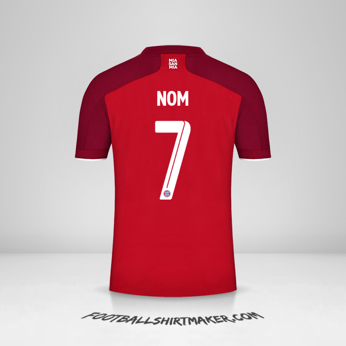 Maillot FC Bayern Munchen Cup 2021/2022 -  nom - 7