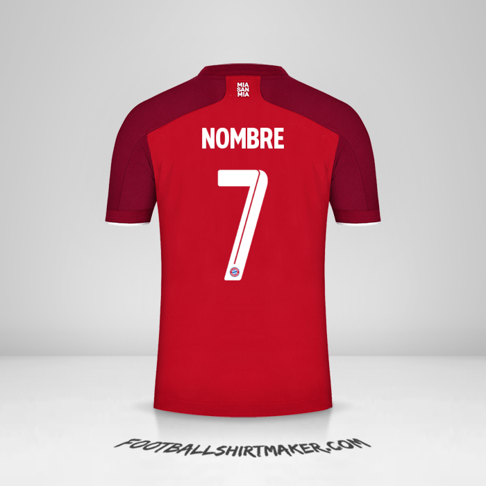 Jersey FC Bayern Munchen Cup 2021/2022 -  nombre - 7