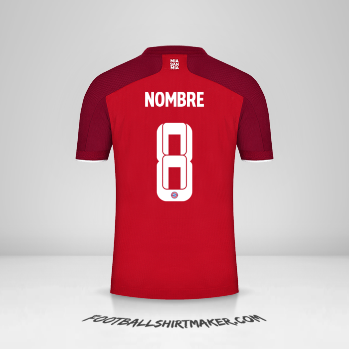 Camiseta FC Bayern Munchen Cup 2021/2022 -  nombre - 8