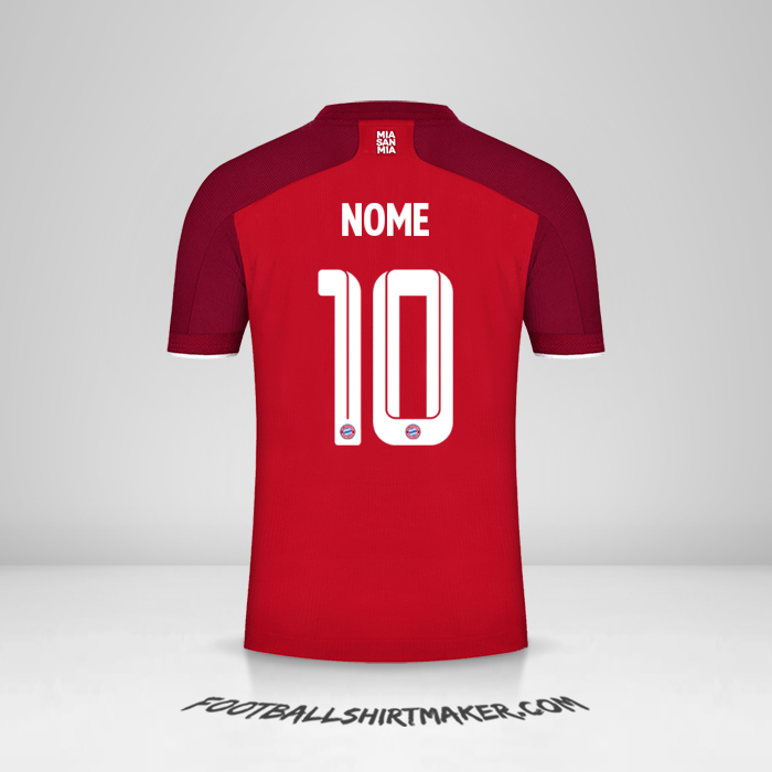 Maglia FC Bayern Munchen Cup 2021/2022 -  nome - 10