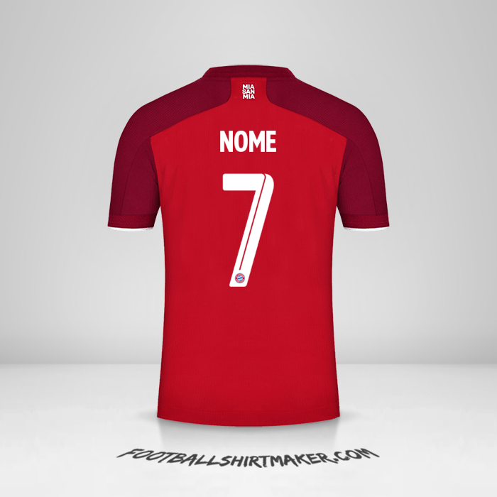 Camisola FC Bayern Munchen Cup 2021/2022 -  nome - 7