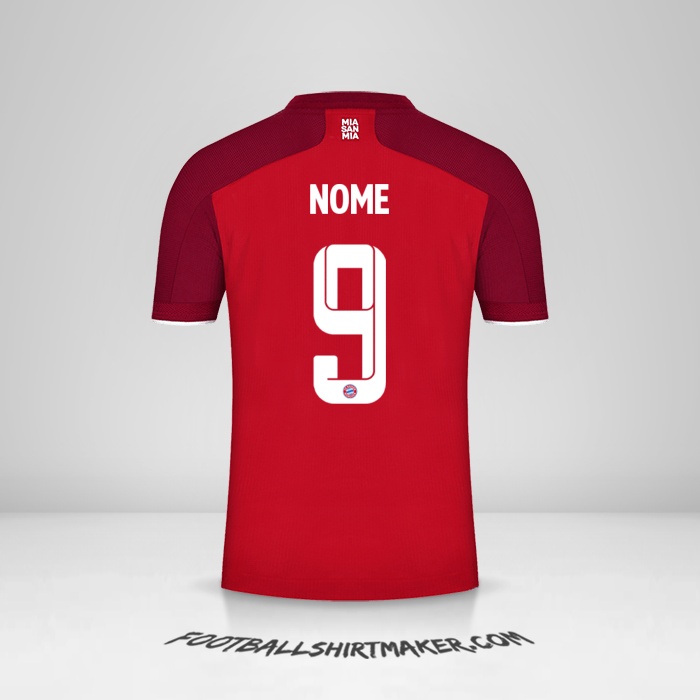 Camisa FC Bayern Munchen Cup 2021/2022 -  nome - 9