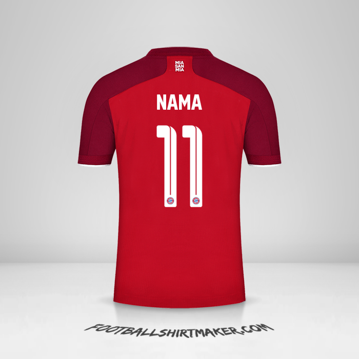 Jersey FC Bayern Munchen Cup 2021/2022 -  nama - 11