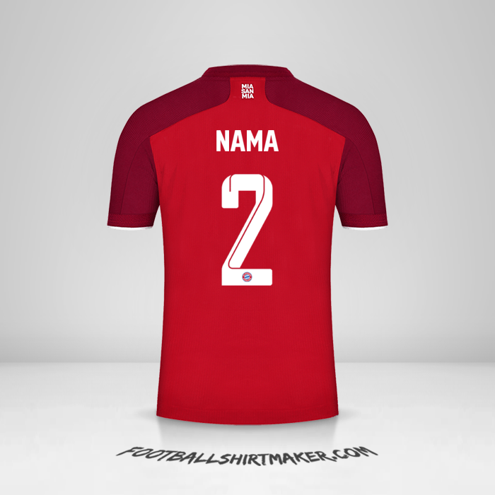 Jersey FC Bayern Munchen Cup 2021/2022 -  nama - 2