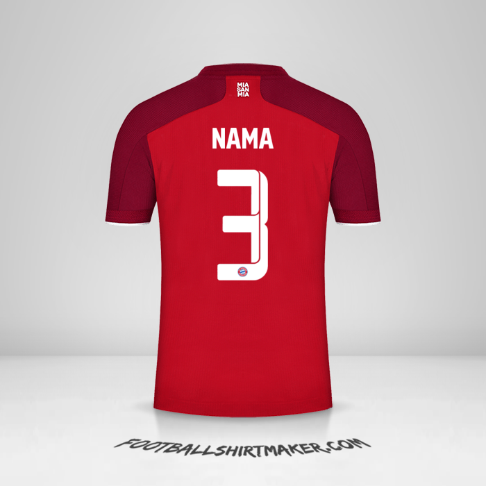 Jersey FC Bayern Munchen Cup 2021/2022 -  nama - 3