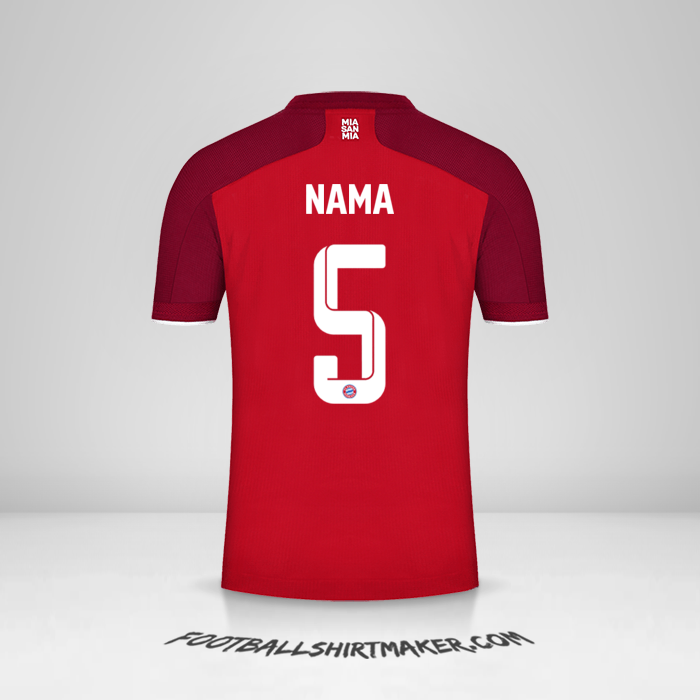 Jersey FC Bayern Munchen Cup 2021/2022 -  nama - 5