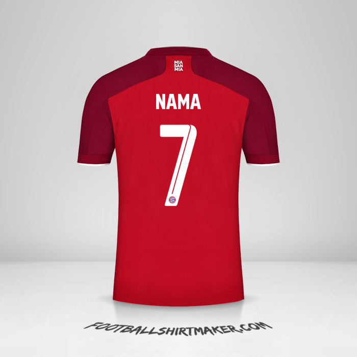 Jersey FC Bayern Munchen Cup 2021/2022 -  nama - 7