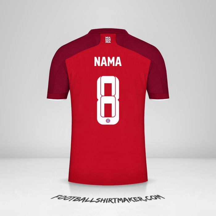 Jersey FC Bayern Munchen Cup 2021/2022 -  nama - 8