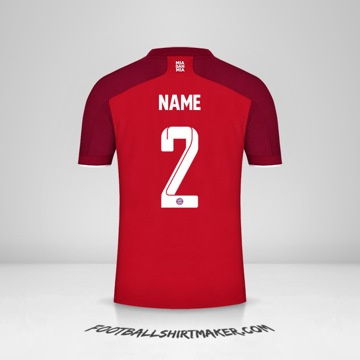 Shirt FC Bayern Munchen Cup 2021/2022 -  name - 2