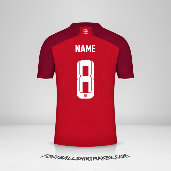 Jersey FC Bayern Munchen Cup 2021/2022 -  name - 8
