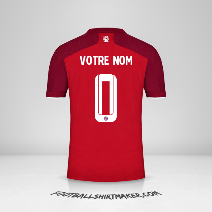 Maillot FC Bayern Munchen Cup 2021/2022 -  votre nom - 0