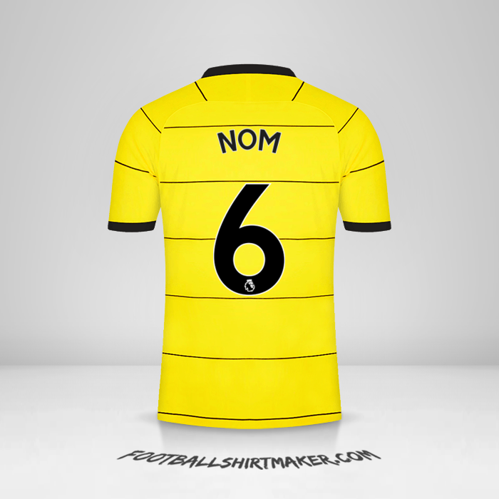 Maillot Chelsea 2021/2022 Extérieur -  nom - 6