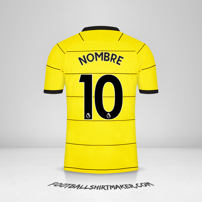 Jersey Chelsea 2021/2022 Visita -  nombre - 10