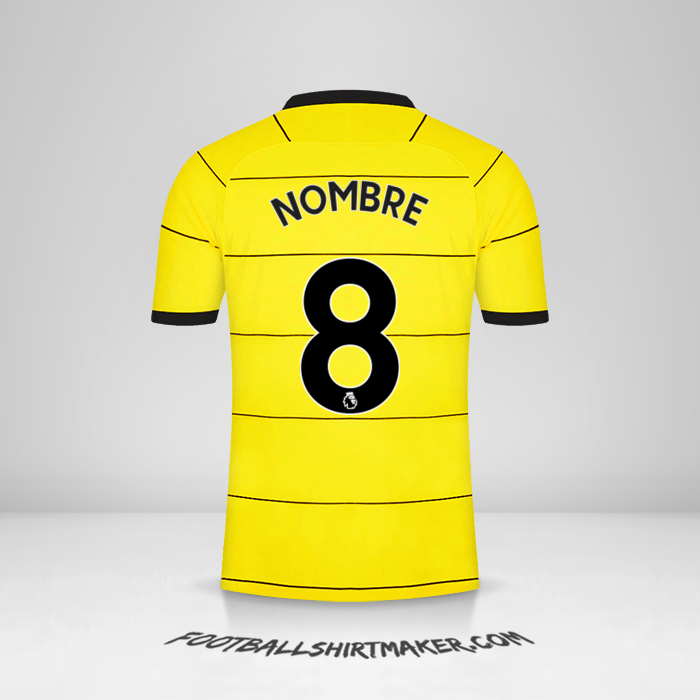 Jersey Chelsea 2021/2022 Visita -  nombre - 8