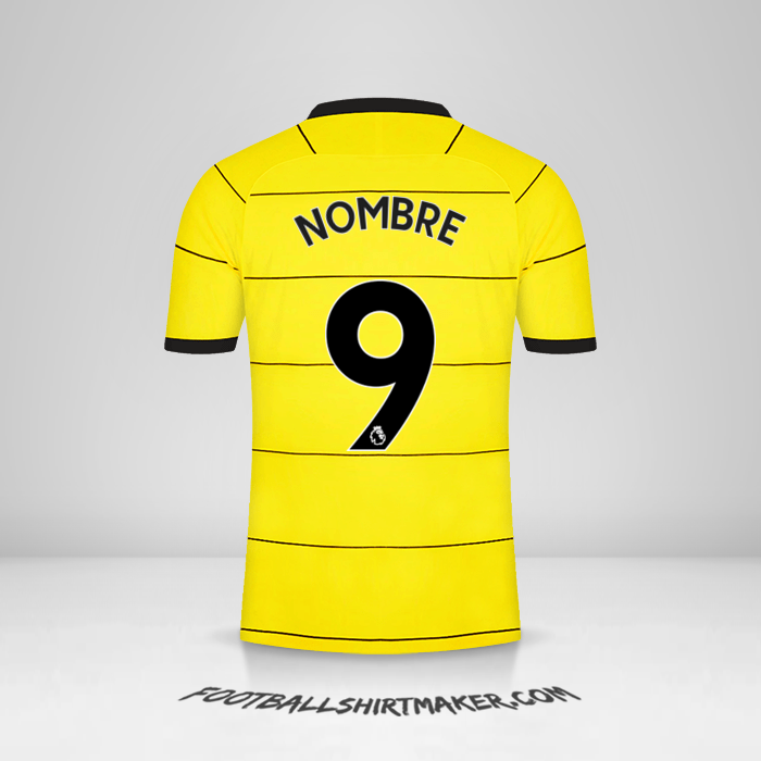 Camiseta Chelsea 2021/2022 Visita -  nombre - 9