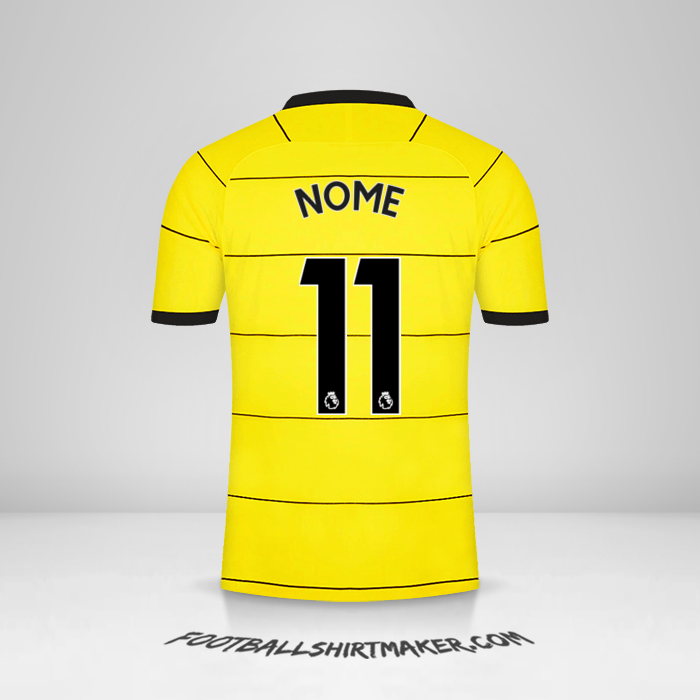 Maglia Chelsea 2021/2022 Seconda -  nome - 11