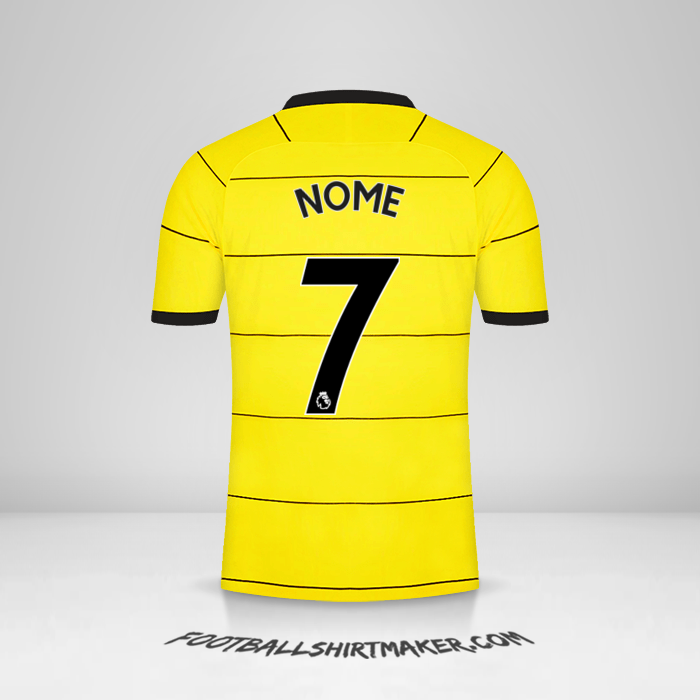 Maglia Chelsea 2021/2022 Seconda -  nome - 7