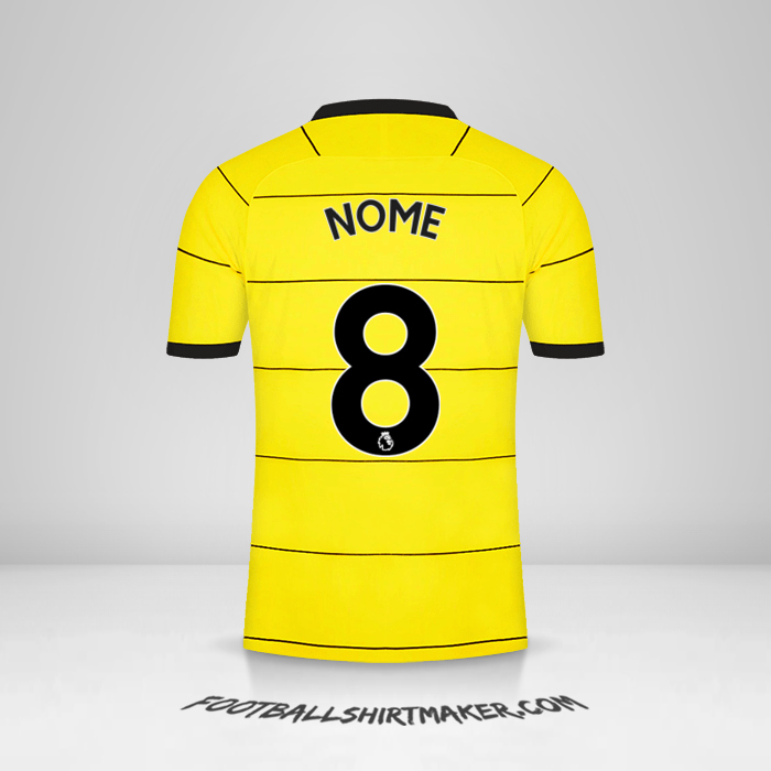 Camisa Chelsea 2021/2022 Alternativa -  nome - 8