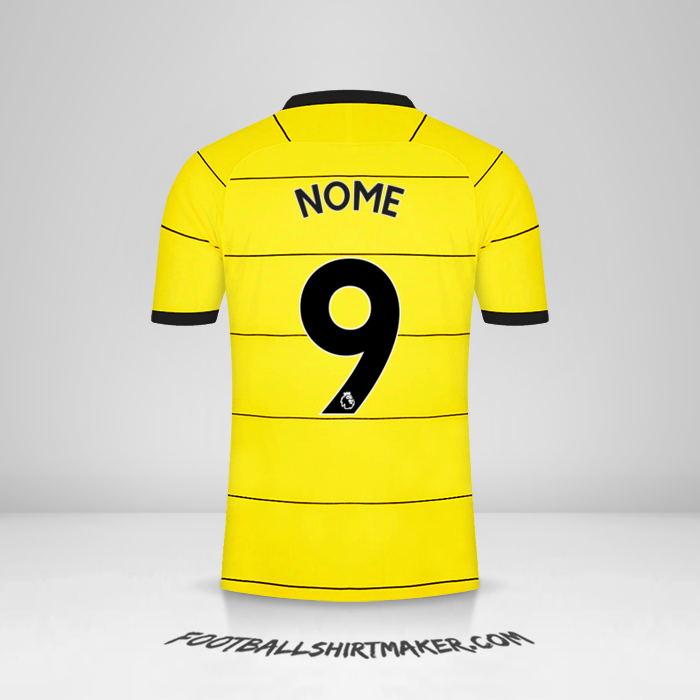 Maglia Chelsea 2021/2022 Seconda -  nome - 9