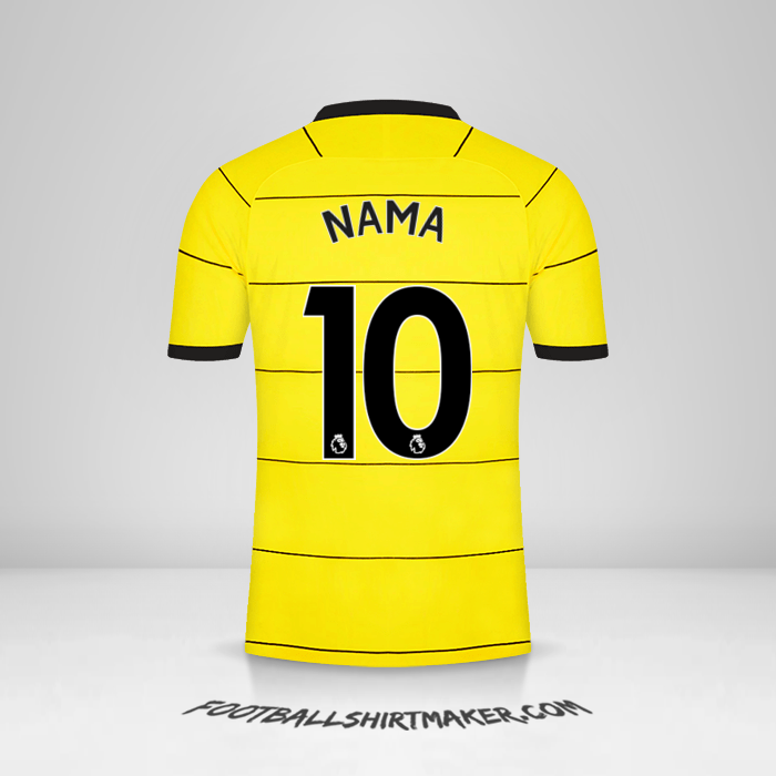 Jersey Chelsea 2021/2022 Alternatif -  nama - 10
