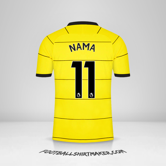 Jersey Chelsea 2021/2022 Alternatif -  nama - 11