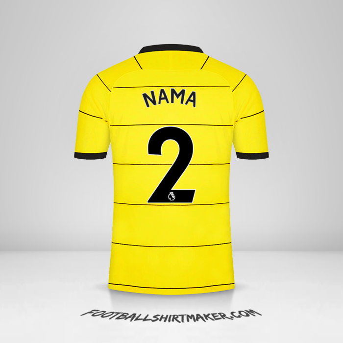 Jersey Chelsea 2021/2022 Alternatif -  nama - 2