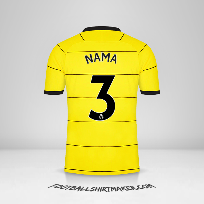 Jersey Chelsea 2021/2022 Alternatif -  nama - 3