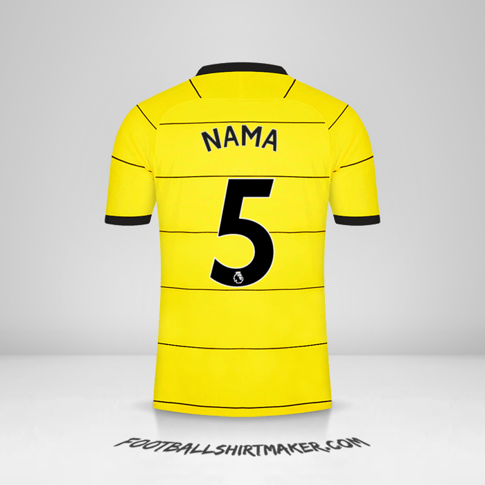 Jersey Chelsea 2021/2022 Alternatif -  nama - 5