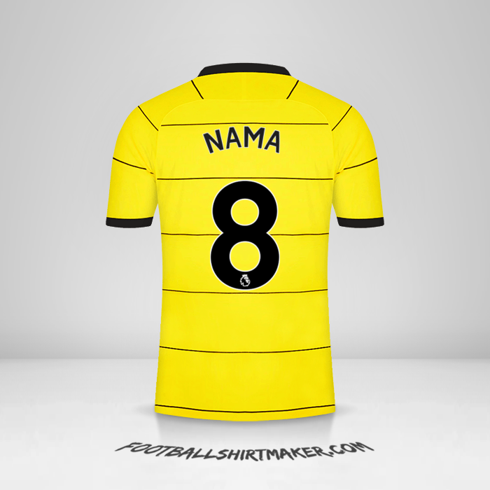 Jersey Chelsea 2021/2022 Alternatif -  nama - 8