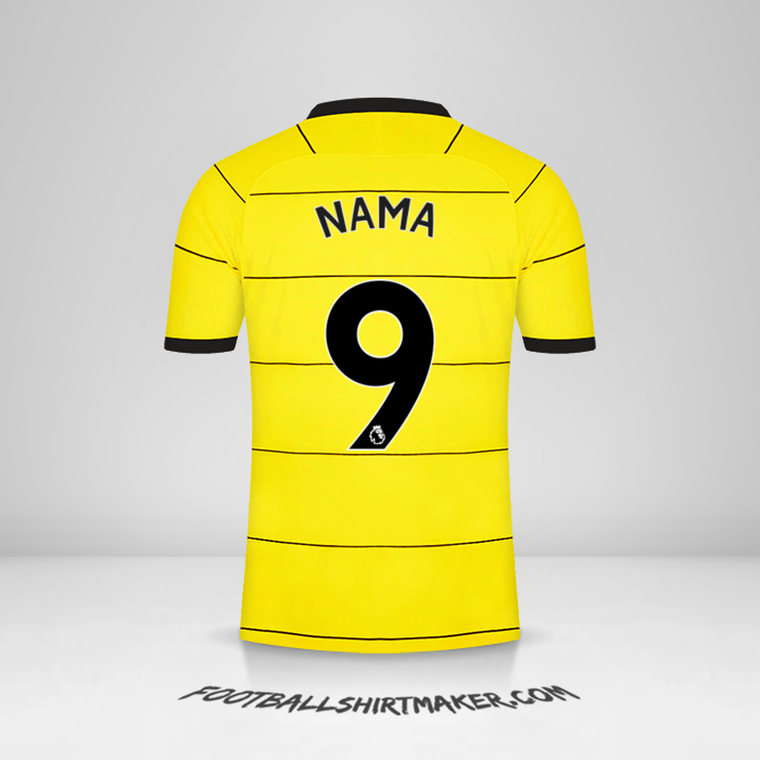 Jersey Chelsea 2021/2022 Alternatif -  nama - 9