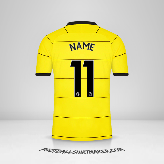 Jersey Chelsea 2021/2022 Away -  name - 11