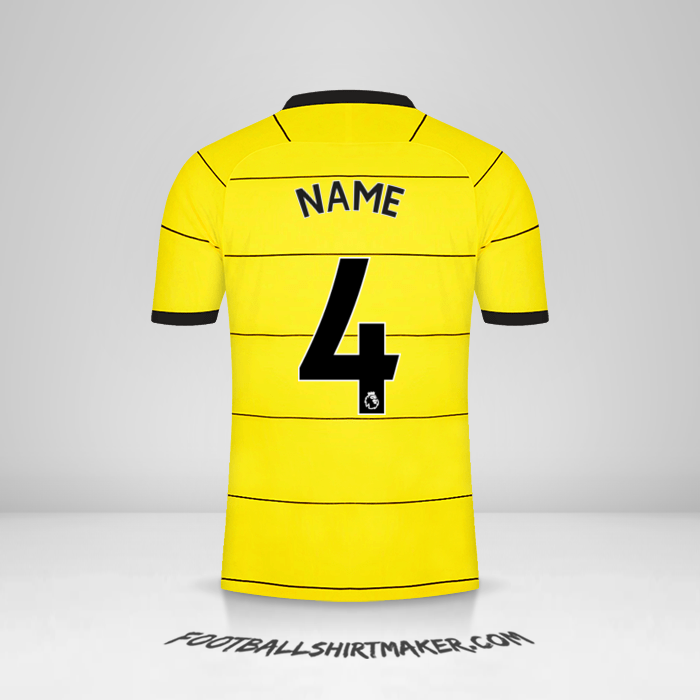 Trikot Chelsea 2021/2022 Auswärts -  name - 4
