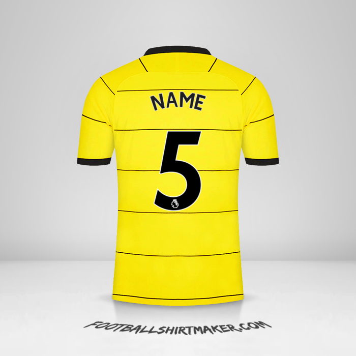 Trikot Chelsea 2021/2022 Auswärts -  name - 5