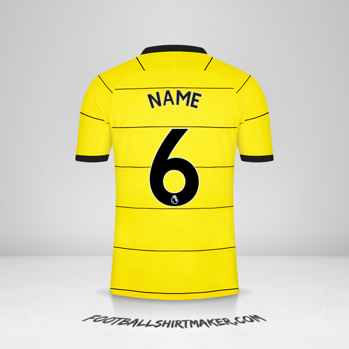 Trikot Chelsea 2021/2022 Auswärts -  name - 6