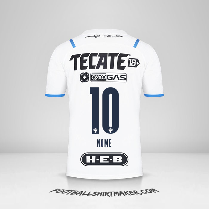 Camisa Monterrey 2021/2022 Alternativa -  nome - 10