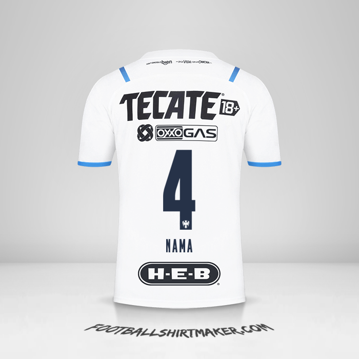 Jersey Monterrey 2021/2022 Alternatif -  nama - 4